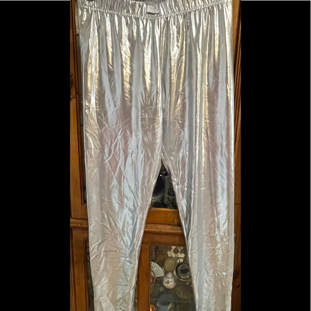 Silver leggings